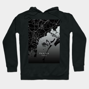 Venice Italy City map dark Hoodie